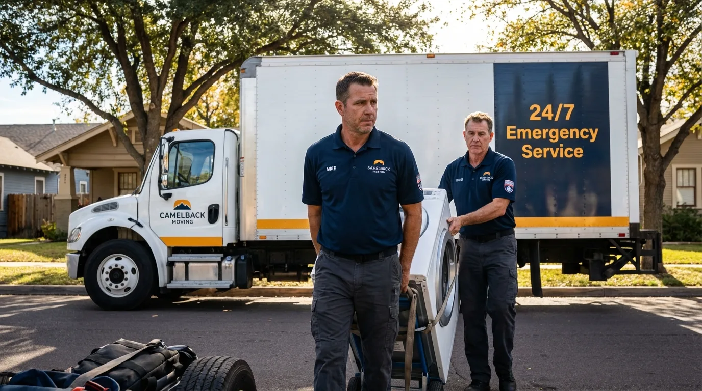 CamelBack Moving crew loading furniture in Canyon City, OR