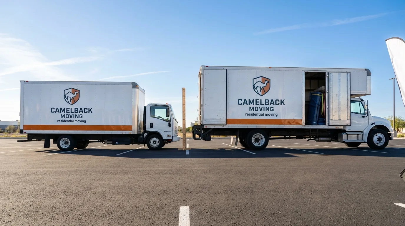 Moving truck size capacity guide in Canyon City
